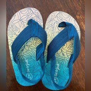 Cat & Jack Flip Flops - Size M (7/8) - NWOT